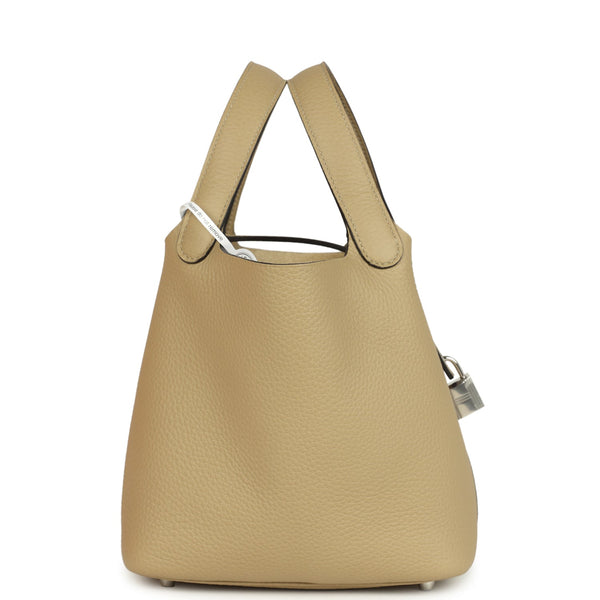 Hermes Picotin Lock 18 Trench Clemence Palladium Hardware