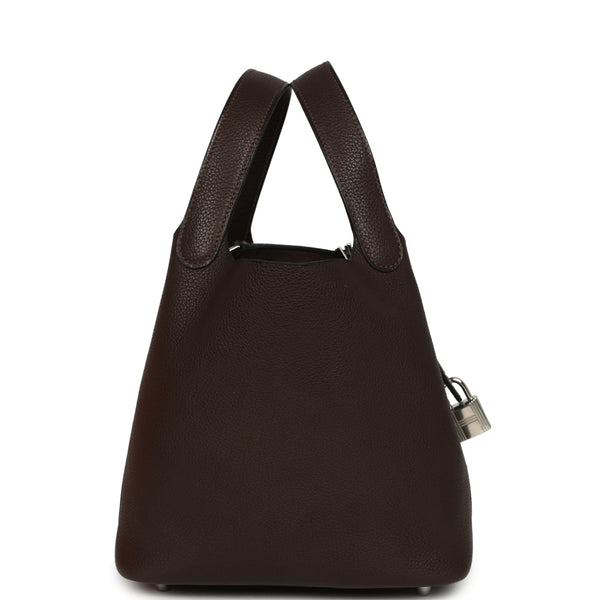 Hermes Picotin Lock 18 Ebene Barenia Faubourg Palladium Hardware