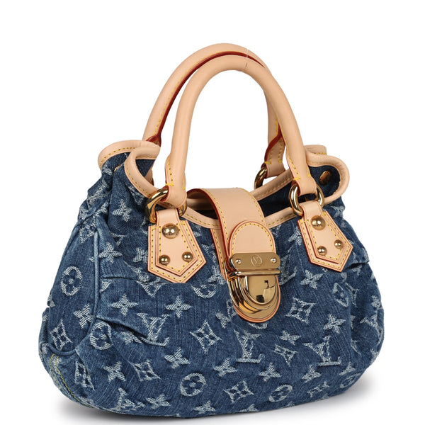 My Louis Vuitton Collection Part 12--Blue Denim Monogram Mini Pleaty Bag 