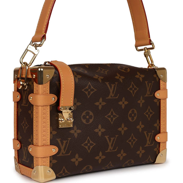 Louis Vuitton Pristine Monogram Side Trunk Canvas PM Crossbody Shoulder Bag