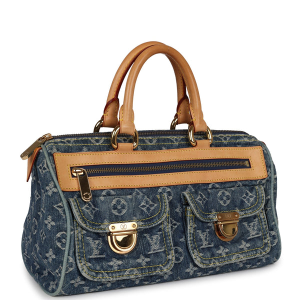 Louis Vuitton 2006 pre-owned Neo Speedy denim tote bag - ShopStyle