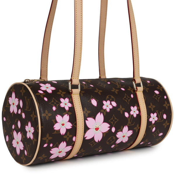 Louis Vuitton X Takashi Murakami Cherry Blossom Papillon Brown and Pin