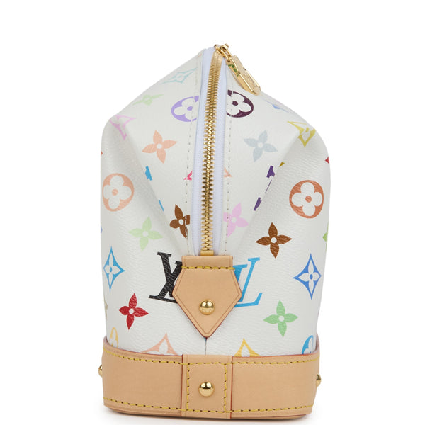 (yui)Louis Vuitton マネークリップ Louis Vuitton Takashi Murakami White Multicolor Coin Card