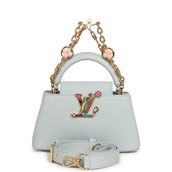 Louis Vuitton X Takashi Murakami Mini East-West Capucines Olympe Blue