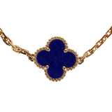 Van Cleef & Arpels Limited Edition "Vendome" Vintage Alhambra Diamond Bracelet and Blue Sevres Porcelain