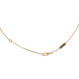 Van Cleef & Arpels Vintage Alhambra Jaune Mother of Pearl Pendant Necklace 18K Yellow Gold Hardware Princess Grace