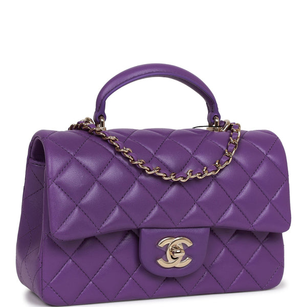 Chanel Classic Mini Pouch Lt. Purple / NF289 Caviar Pouch Shw – Italy  Station