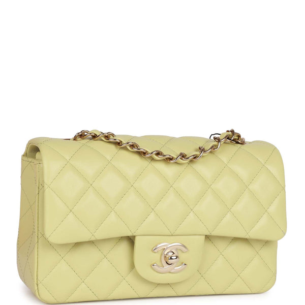 Chanel Classic Rectangular Mini Flap Bag - Green Shoulder Bags, Handbags -  CHA932129