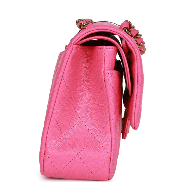 Chanel Hot Pink Caviar Medium Double Flap Bag Gold Hardware – Madison  Avenue Couture