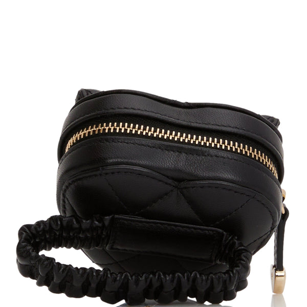 Buy REDELUXE's Exclusive Chanel 22S CC in Love Black Heart Zipped Arm Coin Purse | Luxury Sale