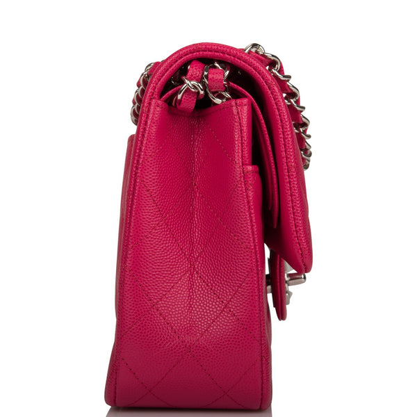 Chanel Pink Quilted Caviar Medium Classic Double Flap Bag – Madison Avenue  Couture