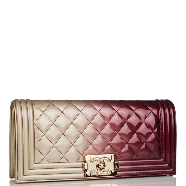 Chanel Minaudière Ombre Hard Shell Clutch