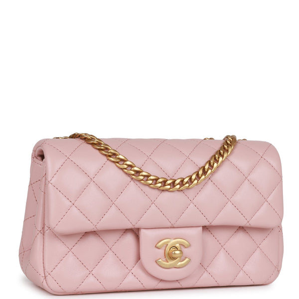 CHANEL MINI CROCODILE BAG WITH CAMELIA