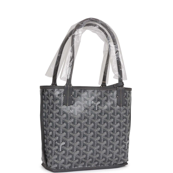 Goyard Grey Goyardine Anjou Reversible PM Bag – The Closet