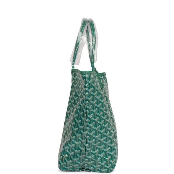 💚Real shot Goyard Green Medium Tote, Women's Fashion, Bags
