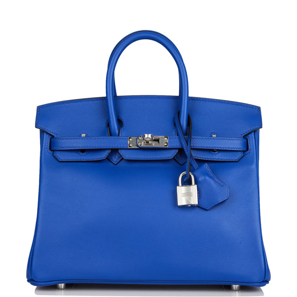 Hermès Birkin 25 Togo Blue Electrique