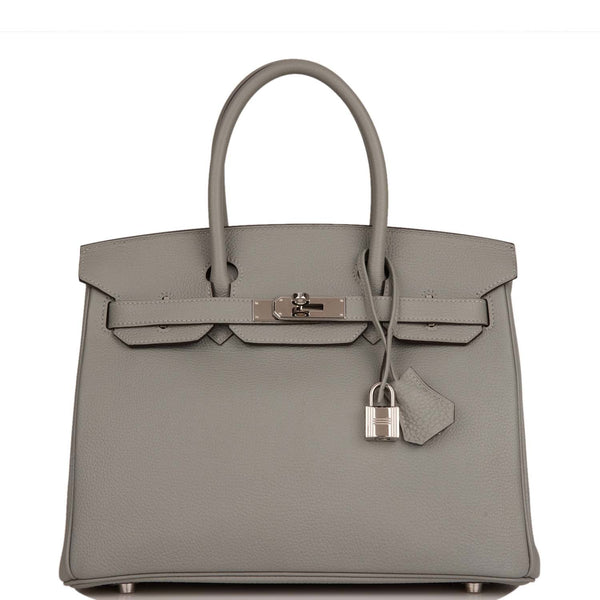 Hermès Birkin 30 Togo Gris Mouette PHW ○ Labellov ○ Buy and Sell Authentic  Luxury