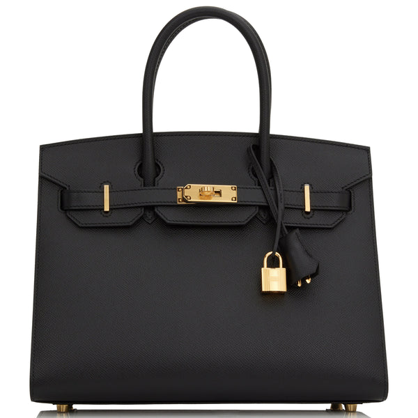 New Arrival 🖤… - Hermès Black Epsom Leather Birkin 30 With Gold Hard, Hermes Bag