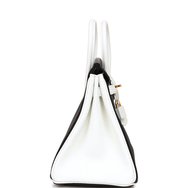 Hermès Birkin 25 White Epsom with Gold Hardware - 2013, Q Square