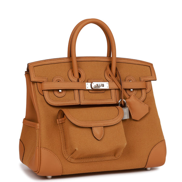 Hermès Limited Edition Cargo Birkin 25 PHW Brand New For Sale at