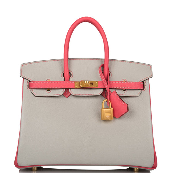 Hermes HSS Kelly Sellier 25 Gris Perle and Nata Chevre Brushed Gold  Hardware – Madison Avenue Couture