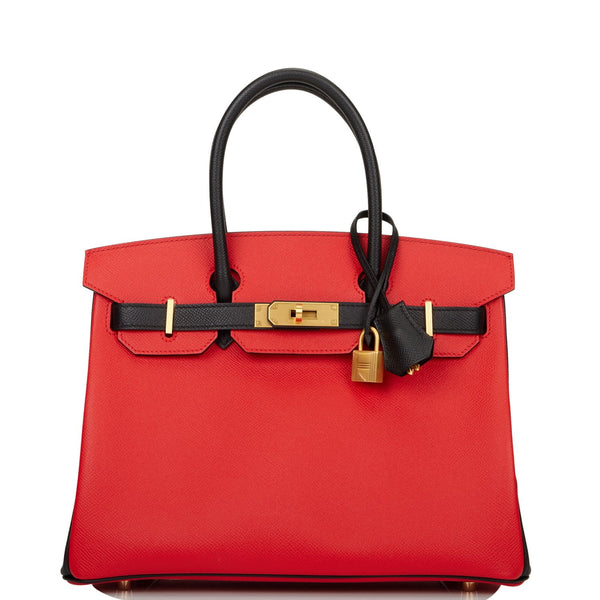 Hermes HSS Bi-Color Rouge de Coeur and Craie Epsom Birkin 30cm – Madison  Avenue Couture