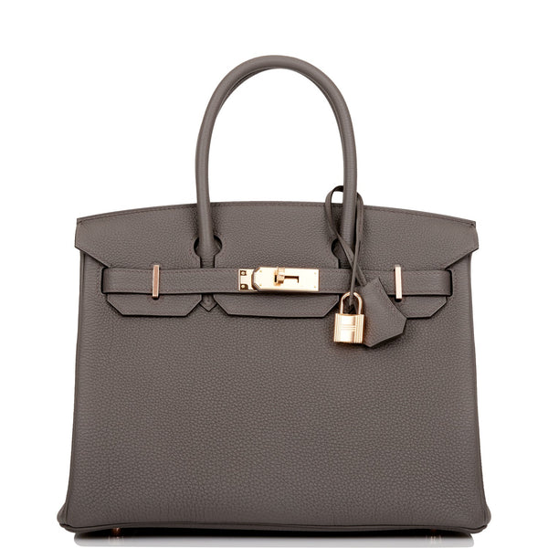 Hermès Birkin 30 Framboise Togo Rose Gold Hardware RGHW — The