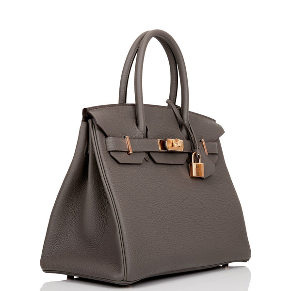 Hermès Birkin 30 Framboise Togo Rose Gold Hardware RGHW — The