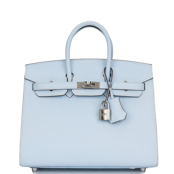 Light blue birkin bag on sale