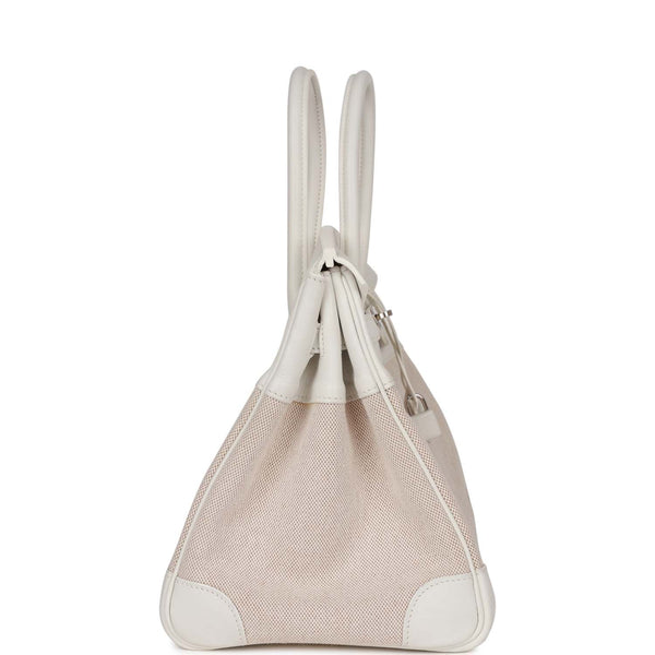 Hermès Birkin White Swift 35 Palladium Hardware, 2008 (Very Good), Womens Handbag