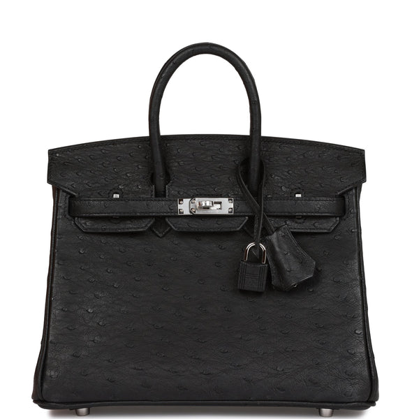 Hermès Ostrich Birkin 25 - Handle Bags, Handbags