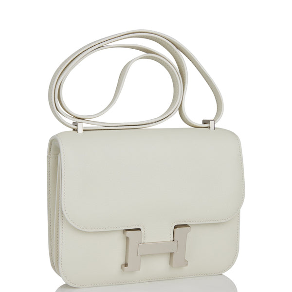 White Evercolor Constance 24 Palladium Hardware, 2018, Handbags &  Accessories, The New York Collection, 2021