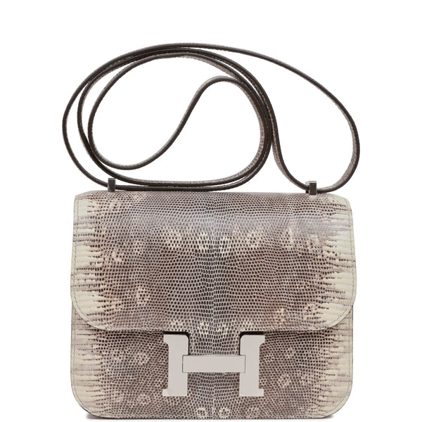 1stdibs Exclusive Hermès Constance 18cm Mini Ombré Lizard Palladium  Hardware For Sale at 1stDibs