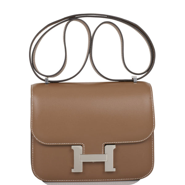 Luxury Bags by Alla - Hermes Constance 18 Tadelak Capucine colour