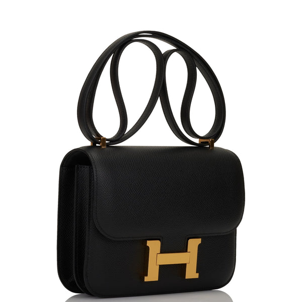 Hermès Constance 24 Black Epsom GHW - Klueles