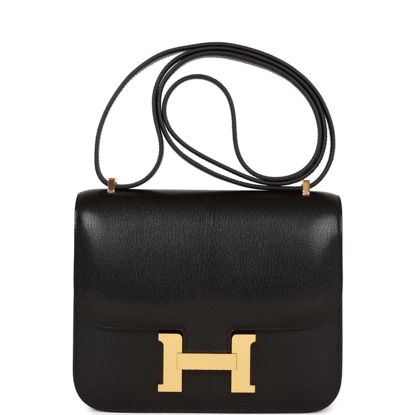 Hermes Constance 18 Nata Chevre Mysore Gold Hardware – Madison Avenue  Couture