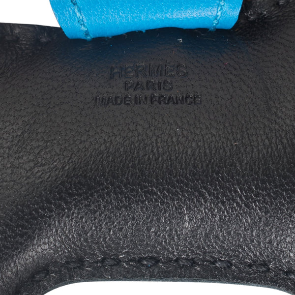 Hermès Black Pourpre Grigri Horse Rodeo Bag Charm PM For Sale at