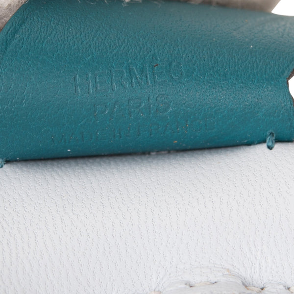 Hermes Bleu Brume/Sesame/Vert Bosphore Rodeo Pegase mm Bag Charm