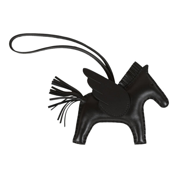 Hermes Framboise Milo Lambskin Pegasus Horse Rodeo Bag Charm PM – Madison  Avenue Couture
