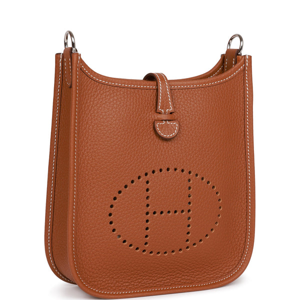 Hermès Evelyne Tpm 16cm Pink Leather ref.61788 - Joli Closet