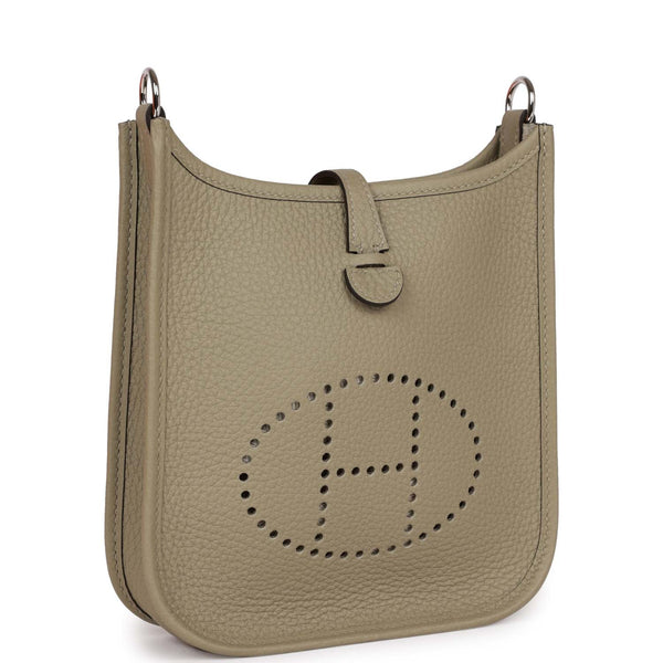 Hermes Bag Evelyne PM Sage Clemence Palladium Hardware – Mightychic