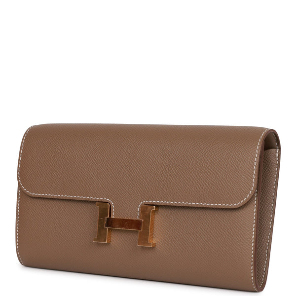 Hermes Constance Long Wallet To Go Epsom Etoupe - THE PURSE AFFAIR