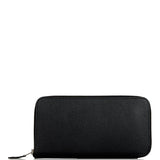 Hermes Azap Classique Wallet Black Epsom Palladium Hardware