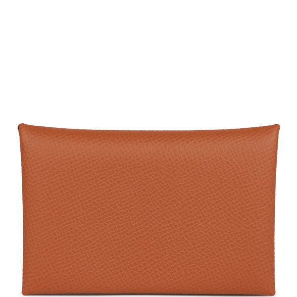 Hermès 2020 Calvi Cardholder - Orange Wallets, Accessories