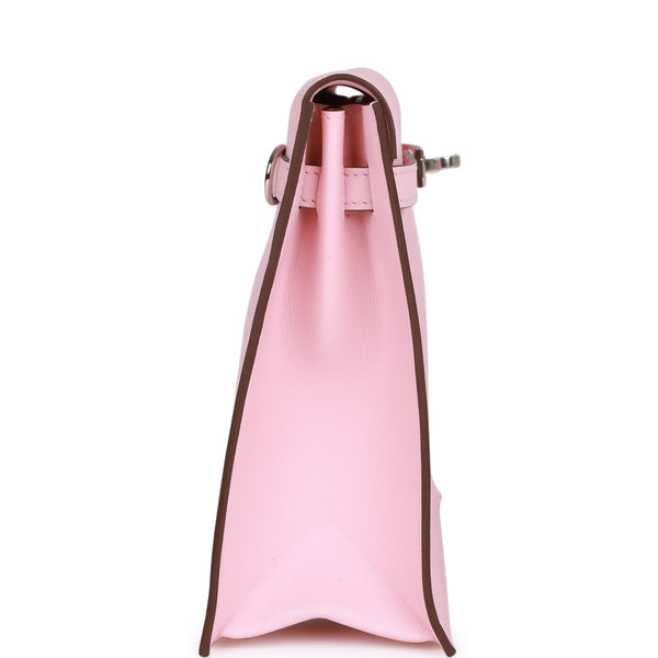 Hermès Kelly Hss 28 In Rose Extreme And Rose Sakura Swift With Brushed  Palladium Hardware in Pink
