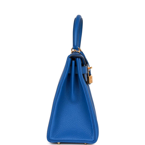 Hermès Kelly 28 Togo Bleu Paon