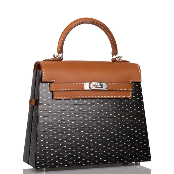Hermes Fauve Barenia and Natural Wood 