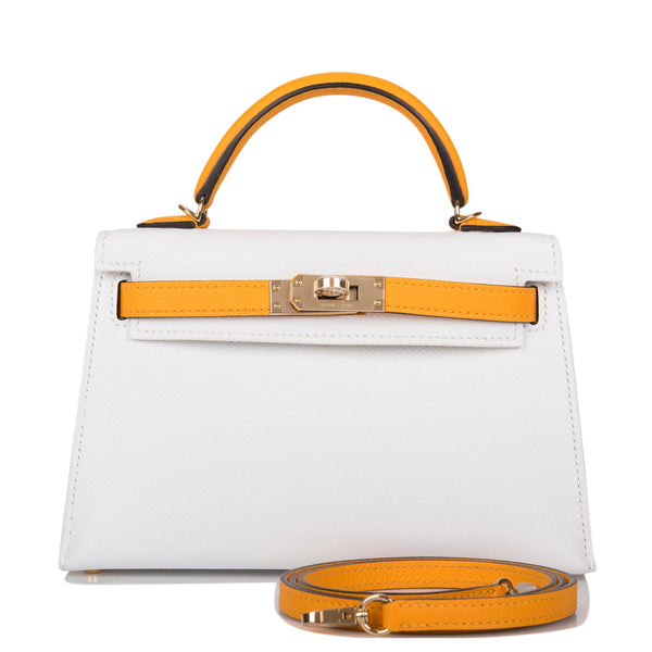 Hermès Kelly HSS 28 Gold/Jaune d'Or Sellier Epsom Permabrass
