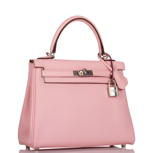 Hermes Birkin 25 Rose Sakura Swift Palladium Hardware – Madison Avenue  Couture