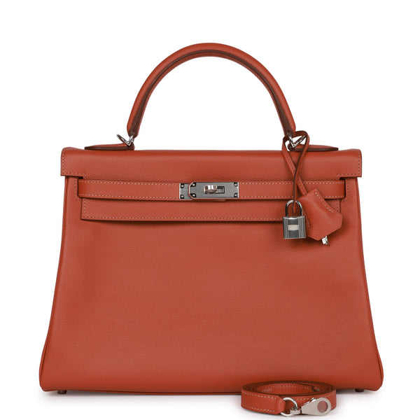 Hermes Special Order (HSS) Kelly Retourne 32 Bleu Royal Verso Togo Per –  Madison Avenue Couture